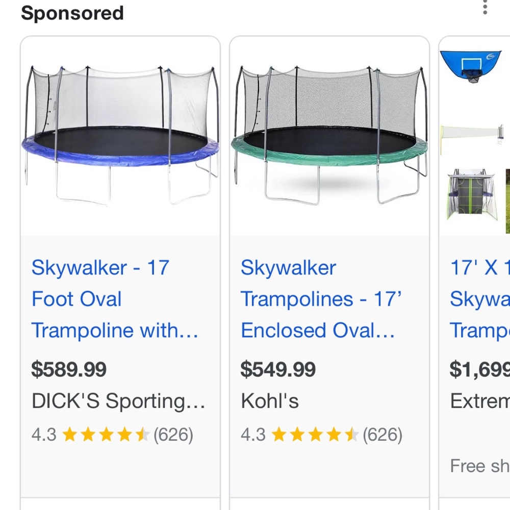 Skywalker trampoline